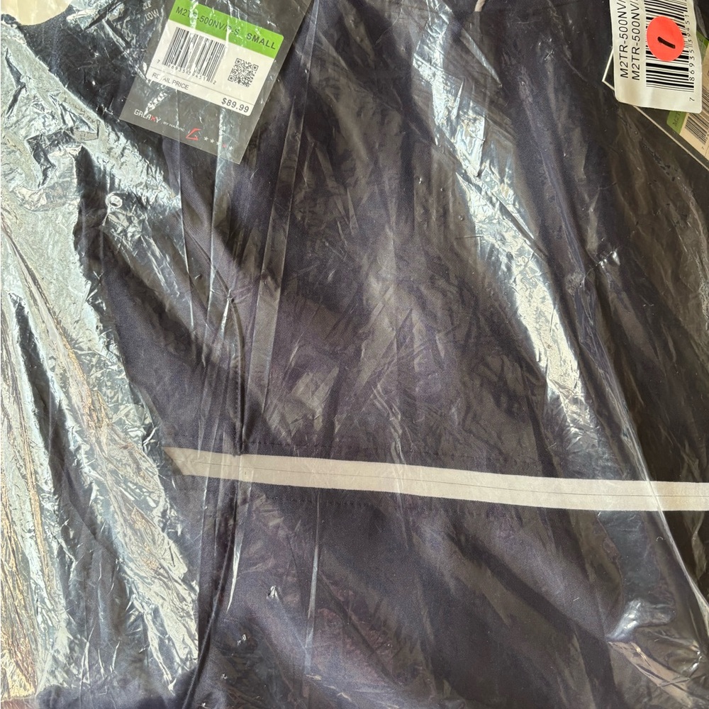 GALAXY BY HARVIC Men's size S Navy blue Performance track set,BNWT in bag - Picture 3 of 4